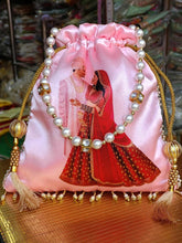 Wholesale Traditional Bridal And Groom Printed Indian Silk Potli, Women Handbag, Clutch Purse, Wedding Favors, Wholesale Lot, Return Gifts